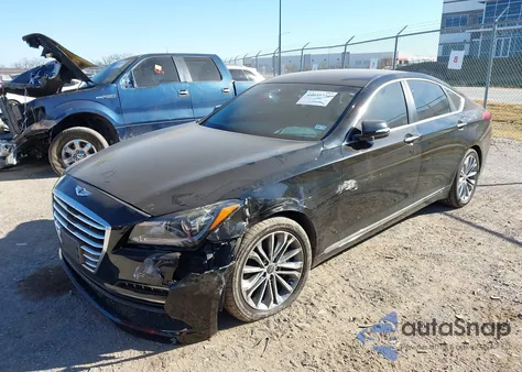 2016 Hyundai Genesis 3.8 from USA, damaged, VIN KMHGN4JE5GU125852